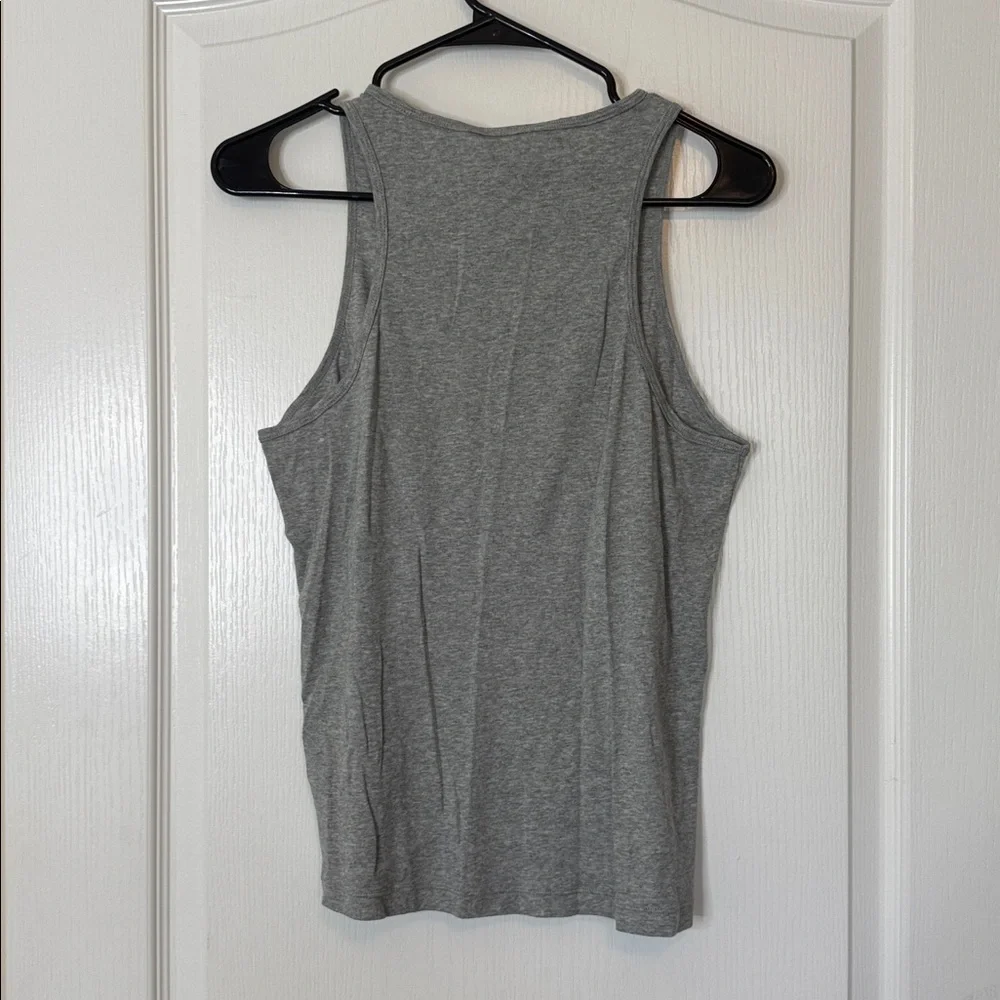 Nike Sportswear Essential Tank Top Gray and White Large